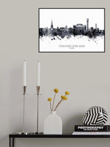 Stratford-upon-Avon England Skyline Poster och Canvastavla