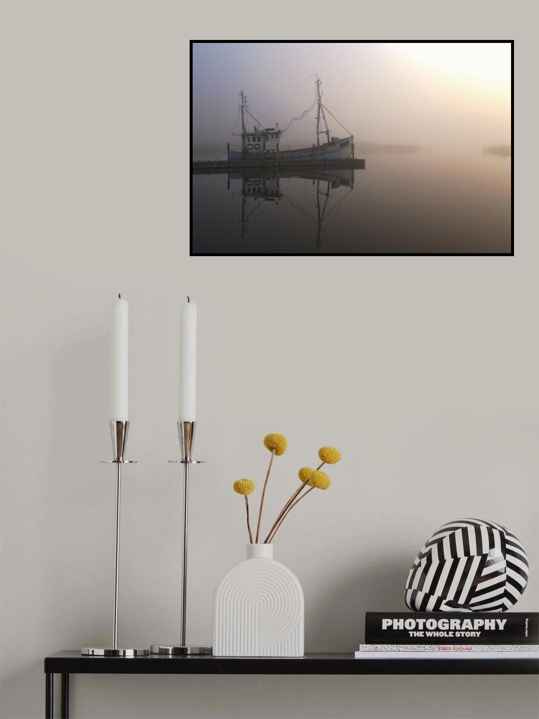 The old fishing boat. Poster och Canvastavla