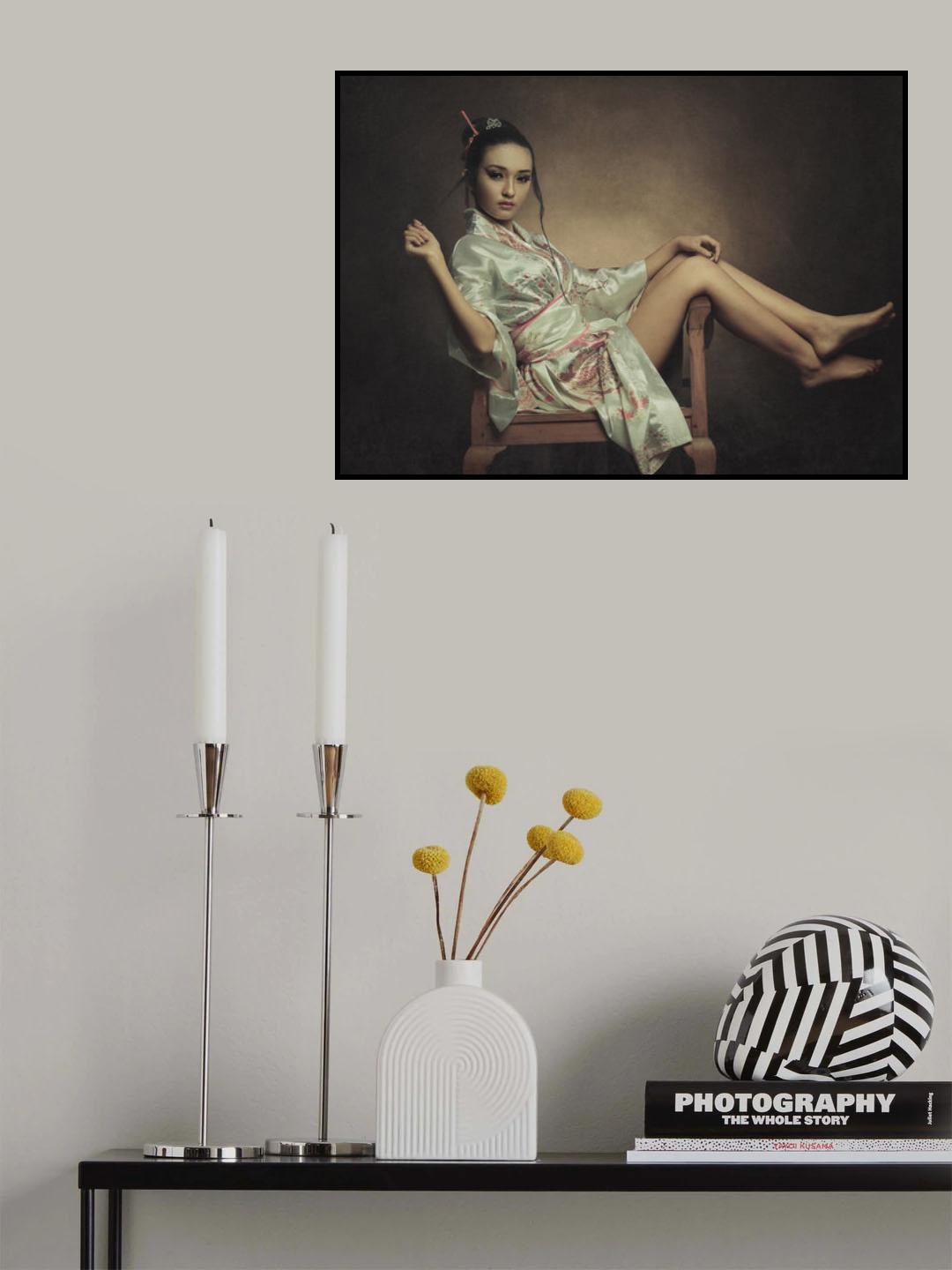 The Story Of Geisha : Waiting For Poster och Canvastavla