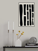 Minimal Black Expression #1 Poster och Canvastavla