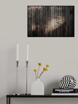 Fence with Shadows Poster och Canvastavla
