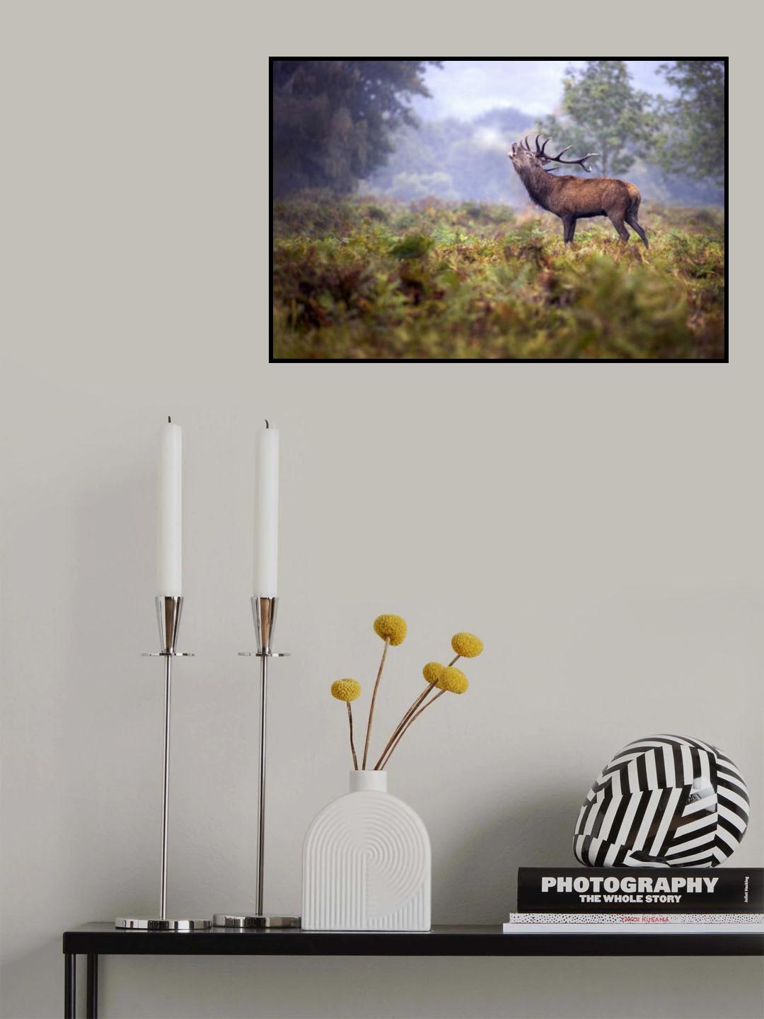Scream in the rain Poster och Canvastavla