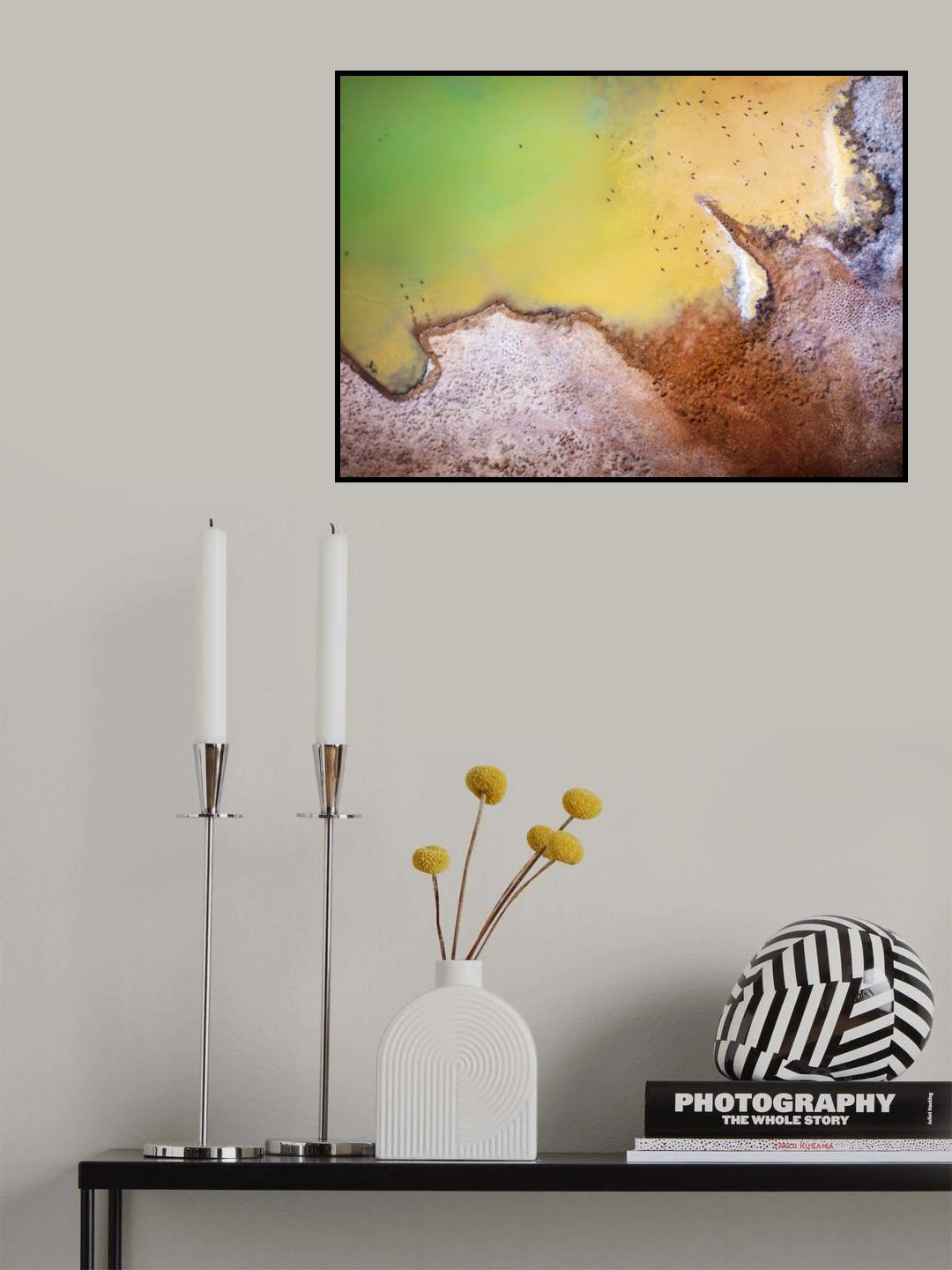Lake in Spring Poster och Canvastavla