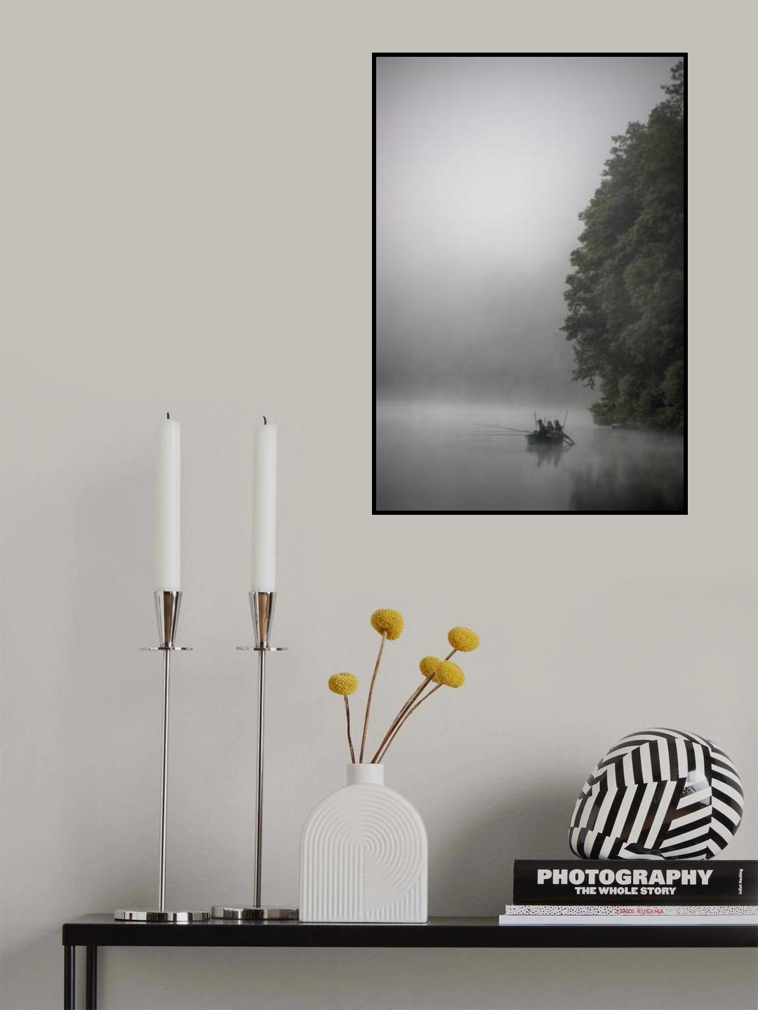 morning fishing Poster och Canvastavla