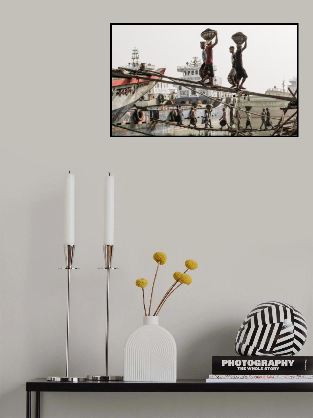 Daily labour in the port 2 Poster och Canvastavla
