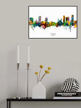 Tirana Albania Skyline Poster och Canvastavla