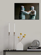 Covid 19 Poster och Canvastavla