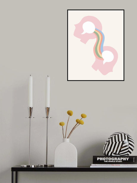 Mind Rainbow Poster och Canvastavla