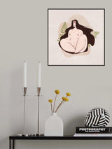 Beautiful Curvy Lady 03 Poster och Canvastavla