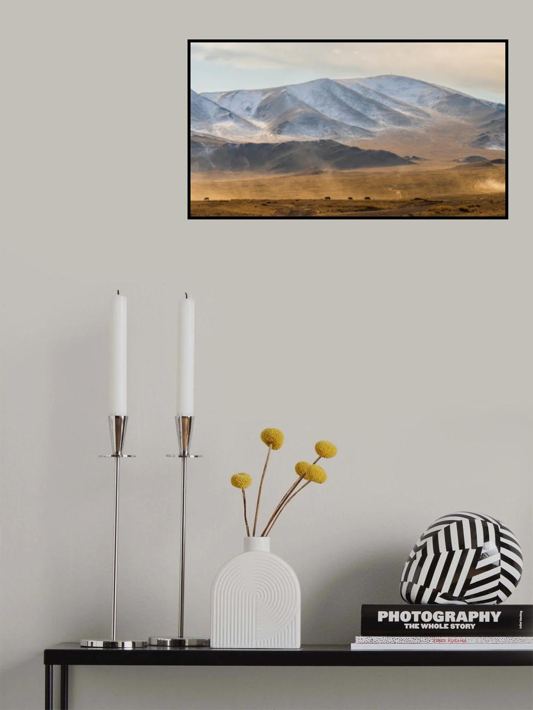 Landscape of Altai Mountain range 2 Poster och Canvastavla