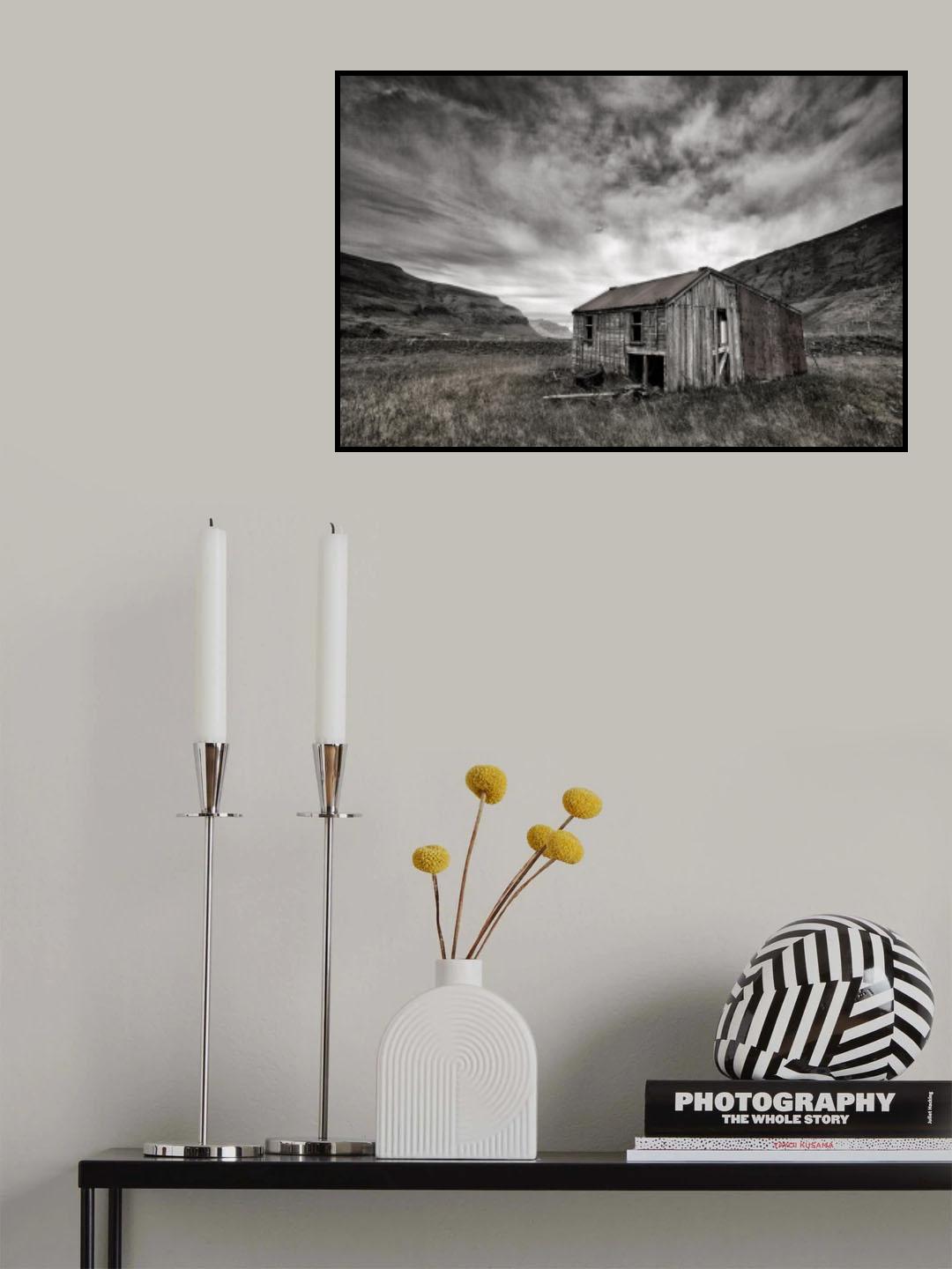 Old Garage (soft) Poster och Canvastavla