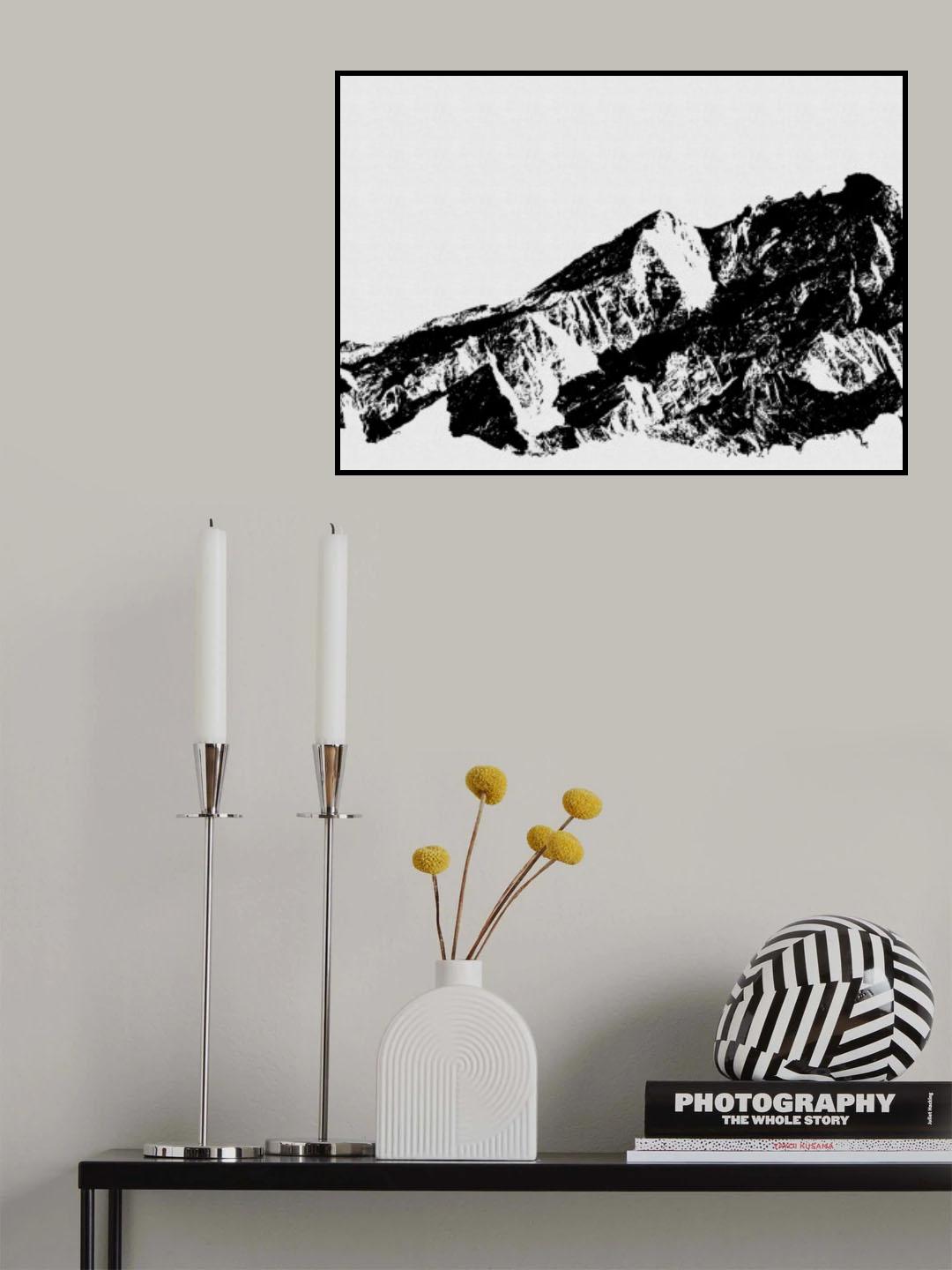 Mountains I Poster och Canvastavla