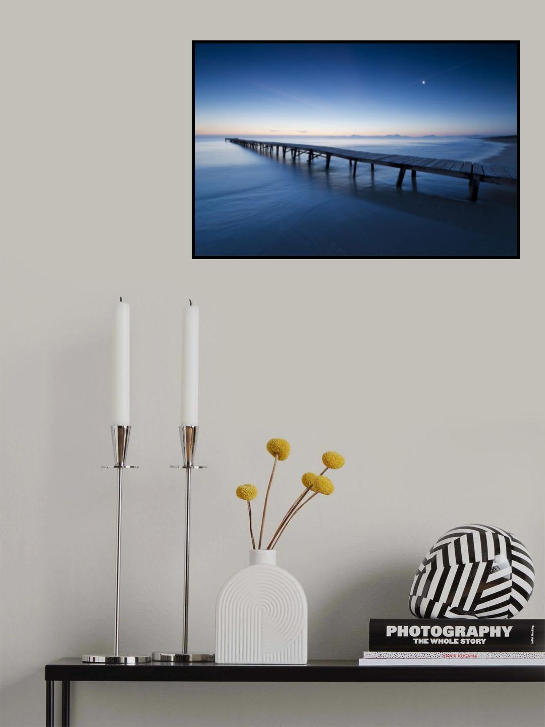 Blue Jetty Poster och Canvastavla