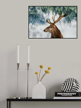 The Deer and the woods Poster och Canvastavla