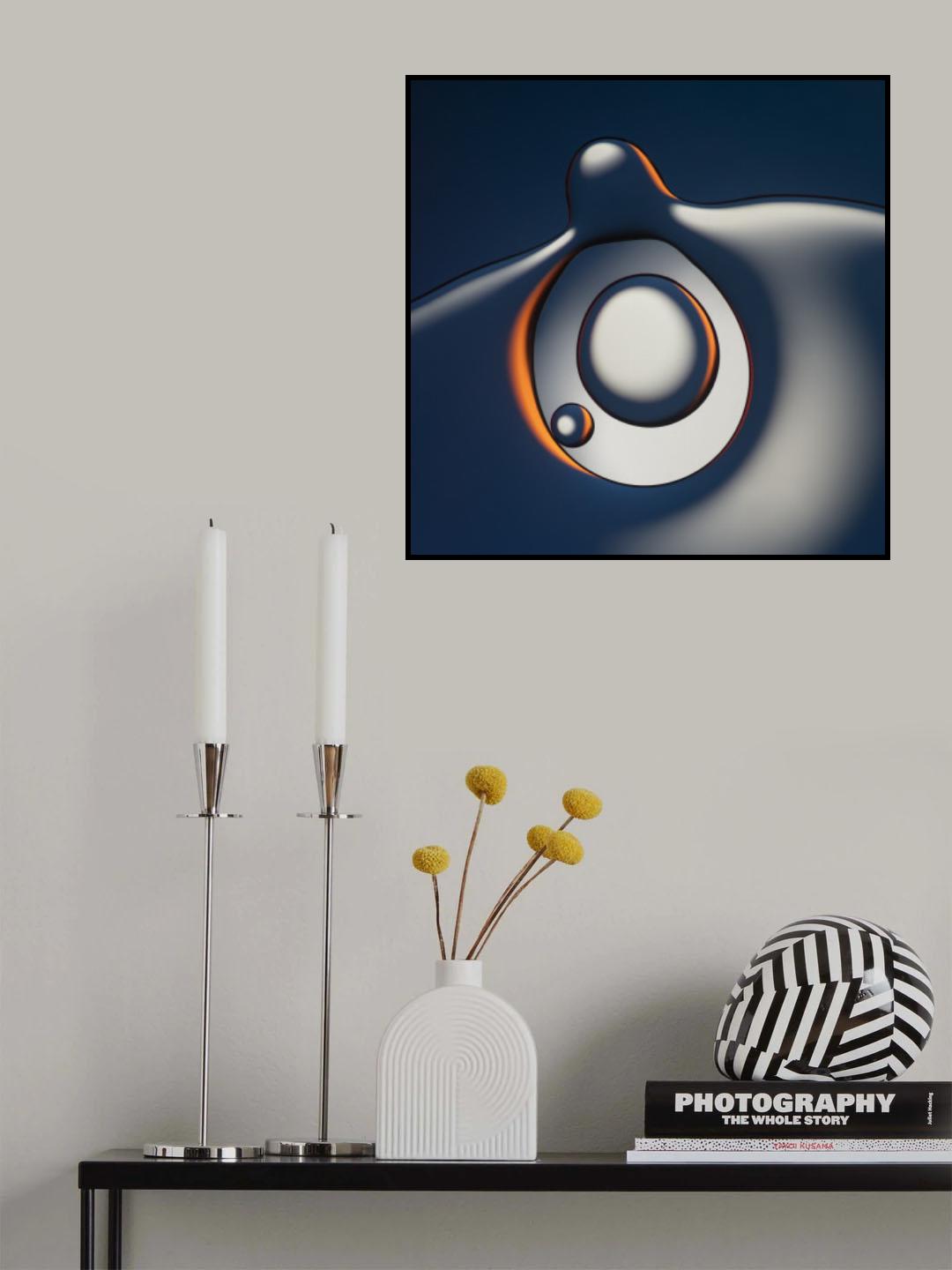 Oil and Water LD93C Poster och Canvastavla