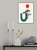 Green Leaves Poster och Canvastavla