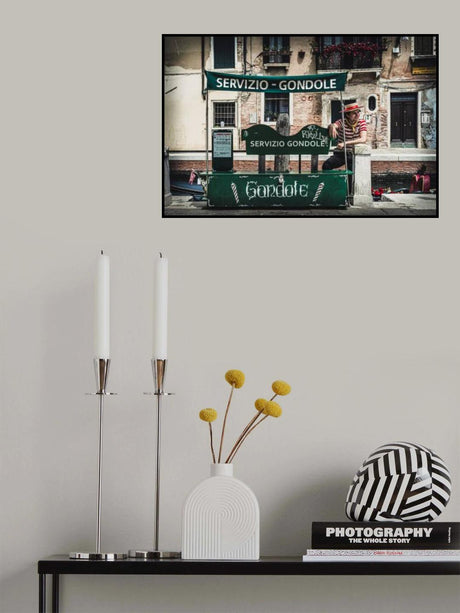 The happy gondolier Poster och Canvastavla