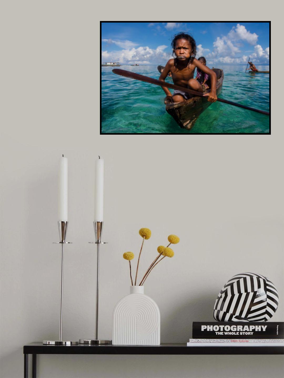 Lollipop Girl Poster och Canvastavla