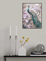 Peacocks Romance Garden Poster och Canvastavla
