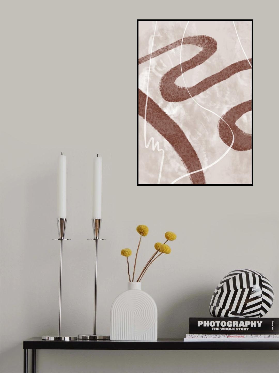 Abstract Fuzz 02 Poster och Canvastavla