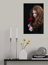 Freckled Girl Poster och Canvastavla