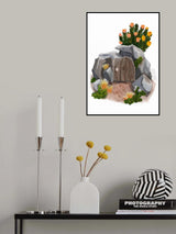 Between a rock and a comfy place Poster och Canvastavla