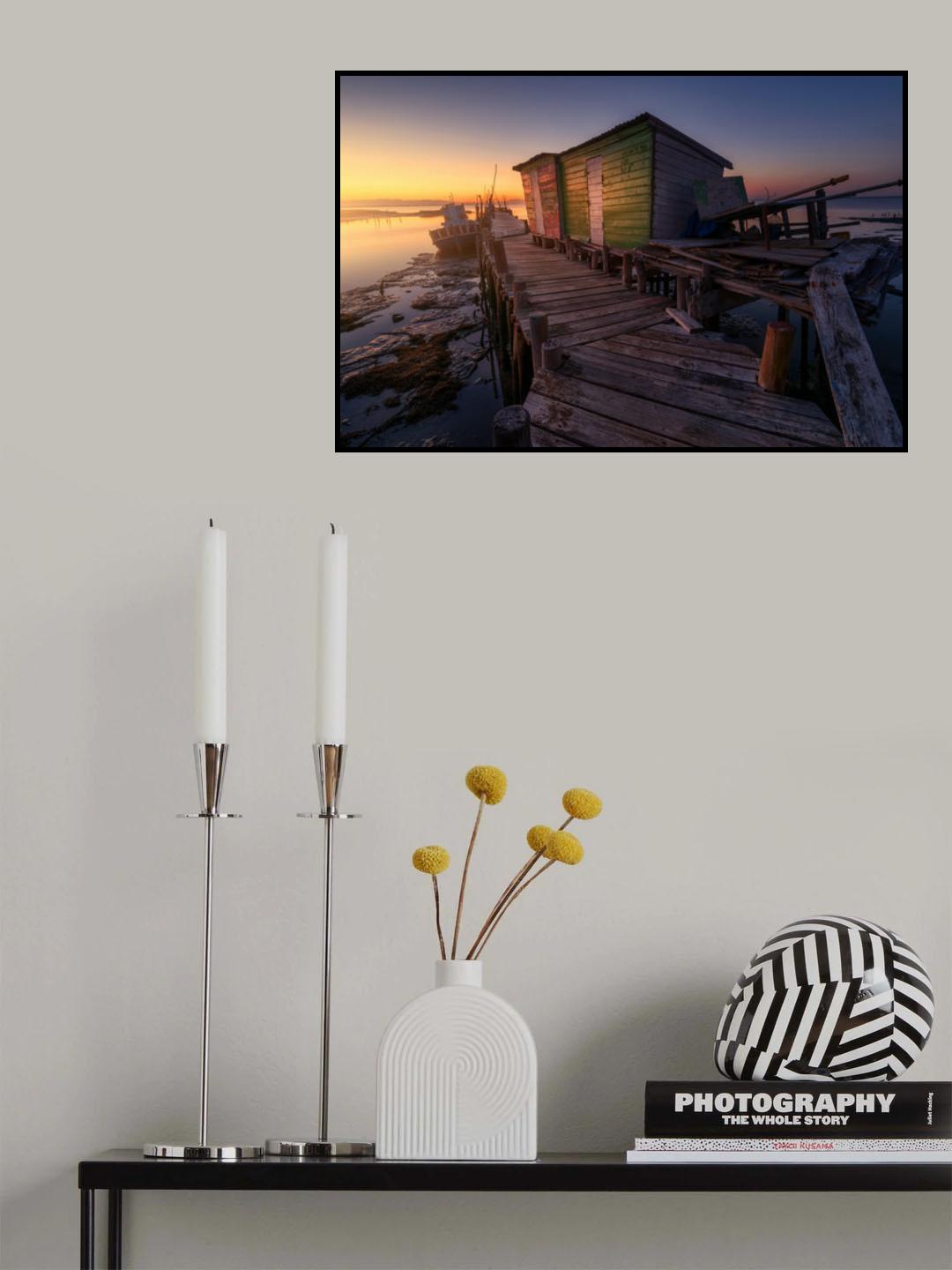 Carrasqueira fisherman´s  houses Poster och Canvastavla