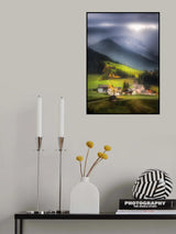 Santa Maddalena Church Beneath the Clouds Poster och Canvastavla