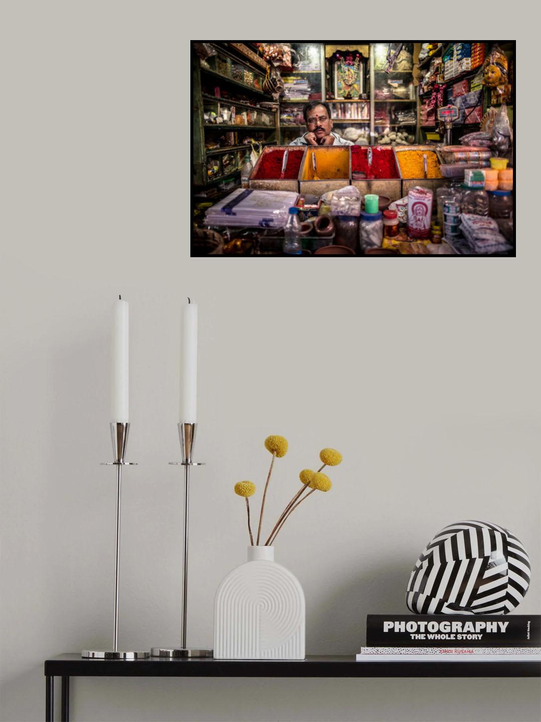 the spices vendor Poster och Canvastavla