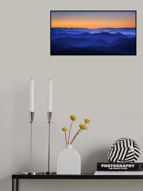 Misty Mountains Poster och Canvastavla