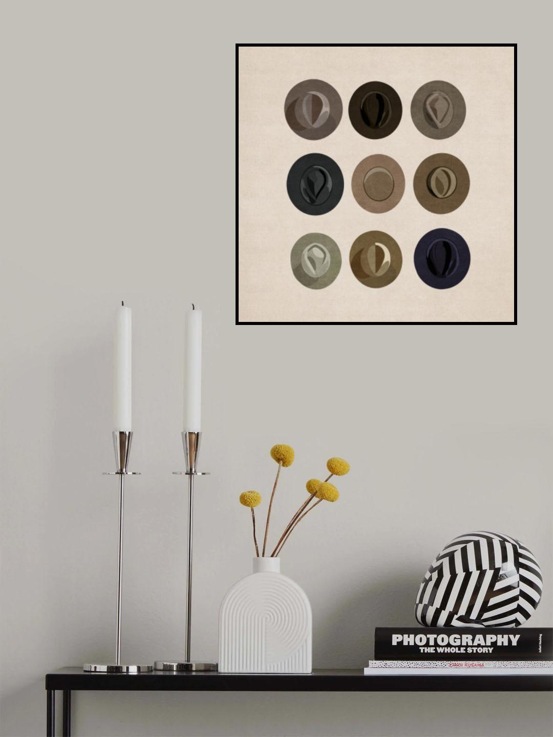 Hats Poster och Canvastavla