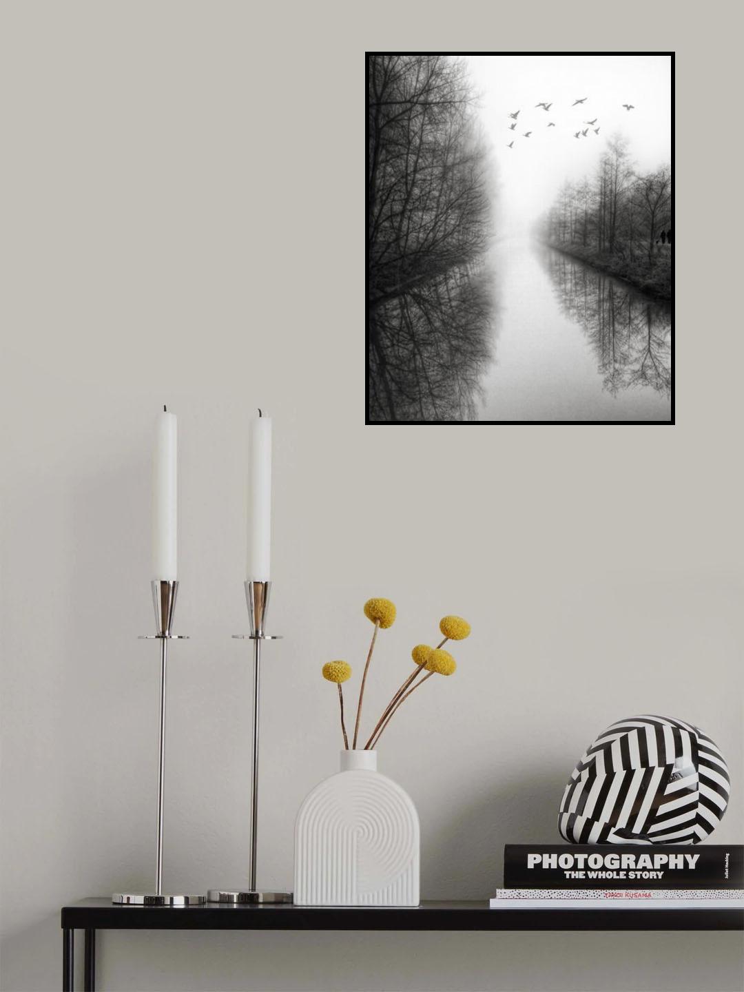 Beyond the fog lies clarity Poster och Canvastavla
