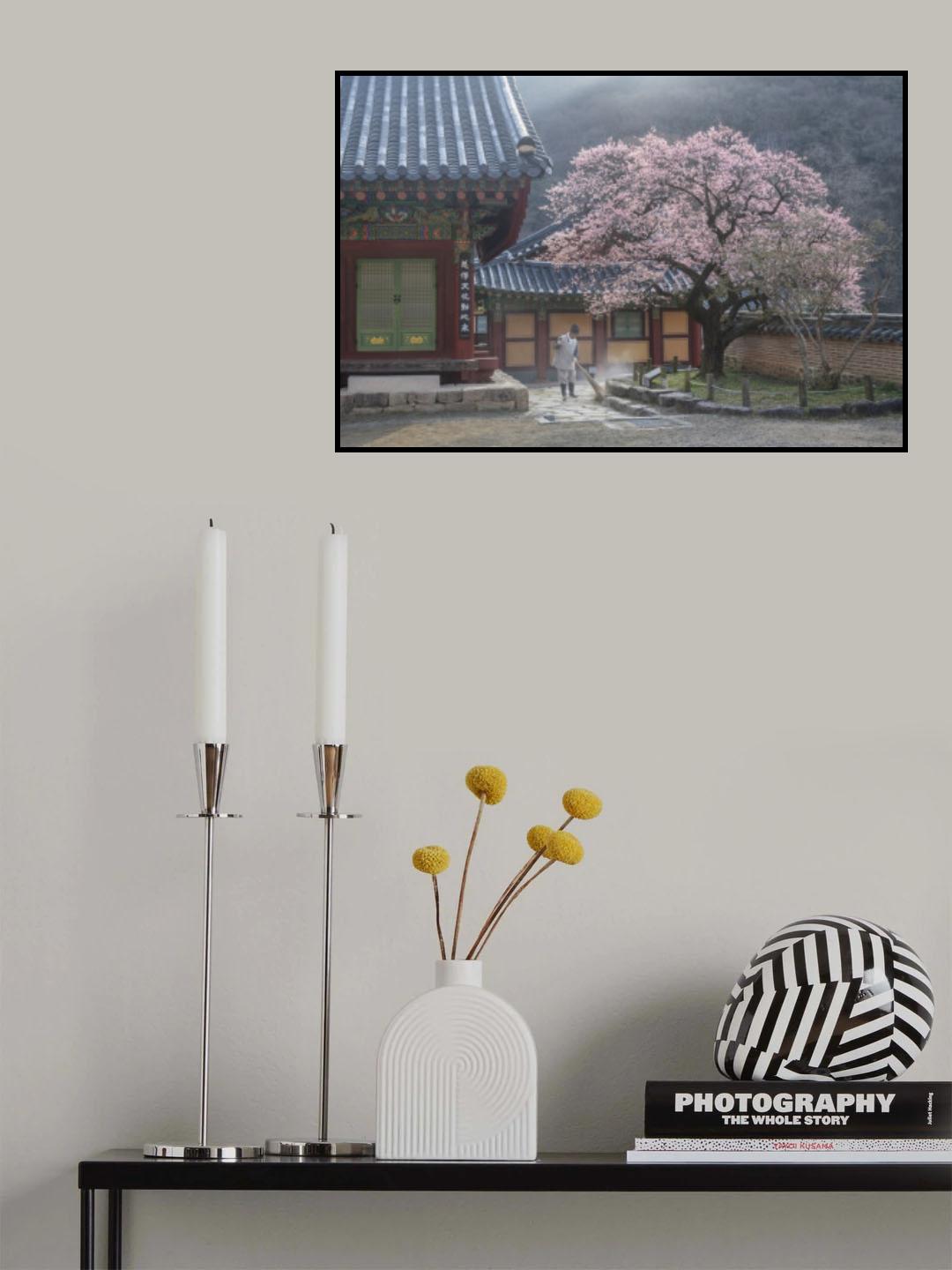 The scent of spring, baekyangsa Poster och Canvastavla
