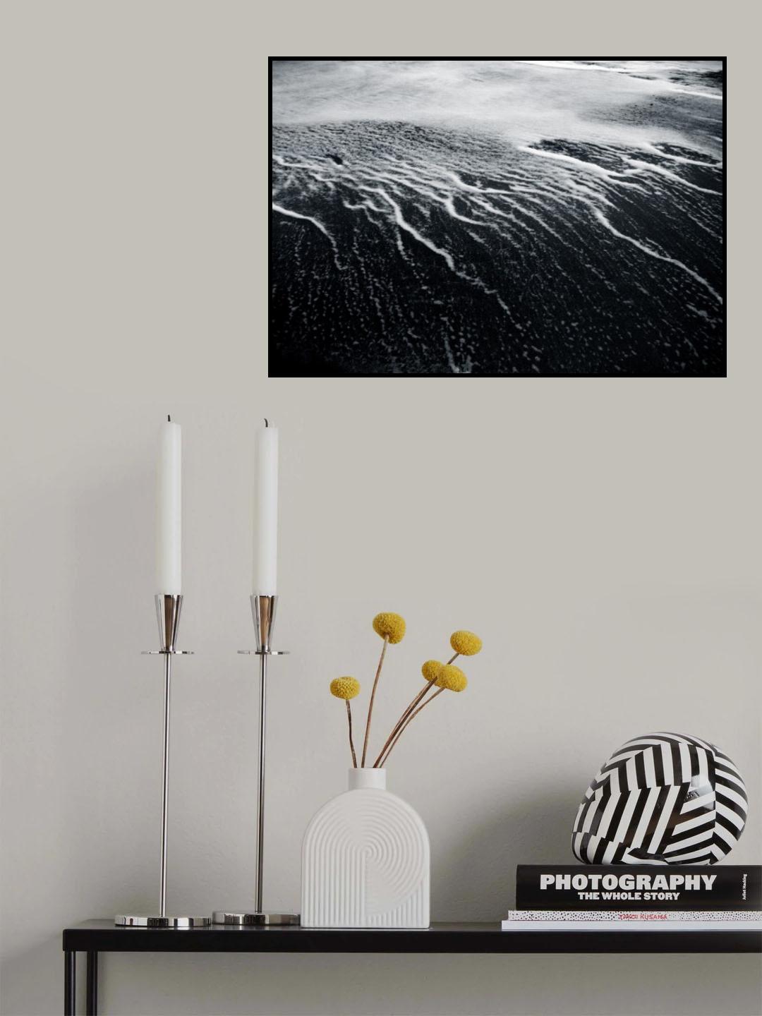 remains of a wave Poster och Canvastavla