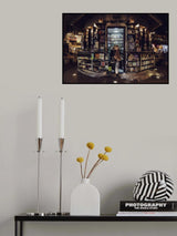 Little library in Downtown Poster och Canvastavla