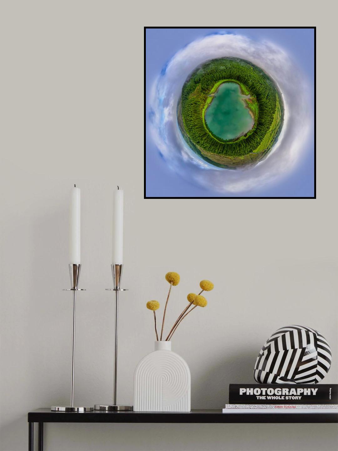 Snapchat planet Poster och Canvastavla