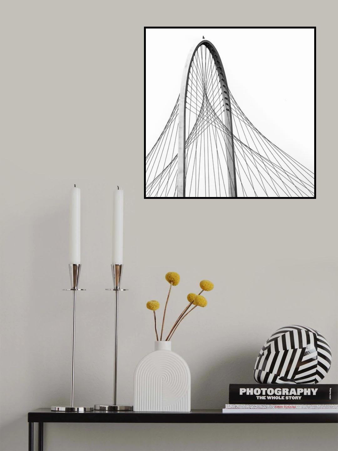 Reggio Emilia, Bridge XXXII Poster och Canvastavla