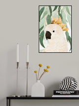 Sydney Opera Cockatoo with Eucalyptus Poster och Canvastavla
