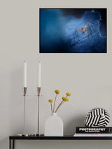 Blue World Spider Poster och Canvastavla