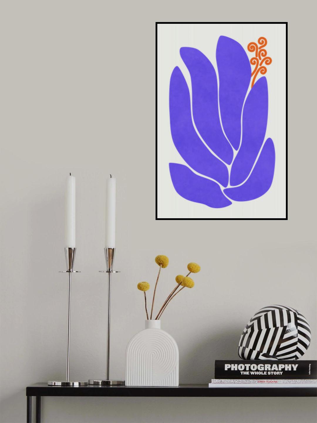 Purple Lily Flower Poster och Canvastavla