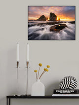 Sunset West Coast Poster och Canvastavla