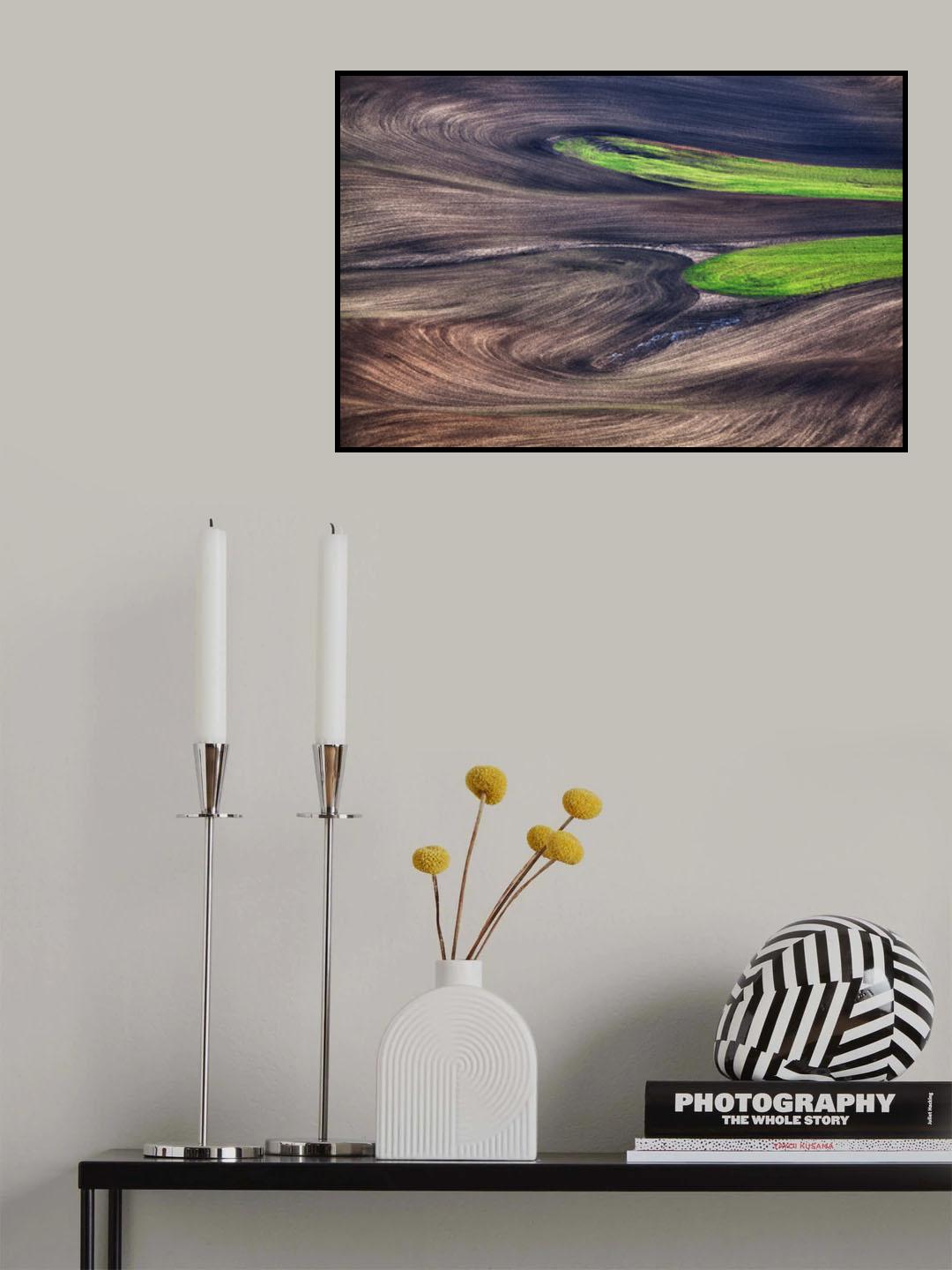 Farm Land Poster och Canvastavla