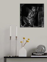 Child on the Bricks Poster och Canvastavla
