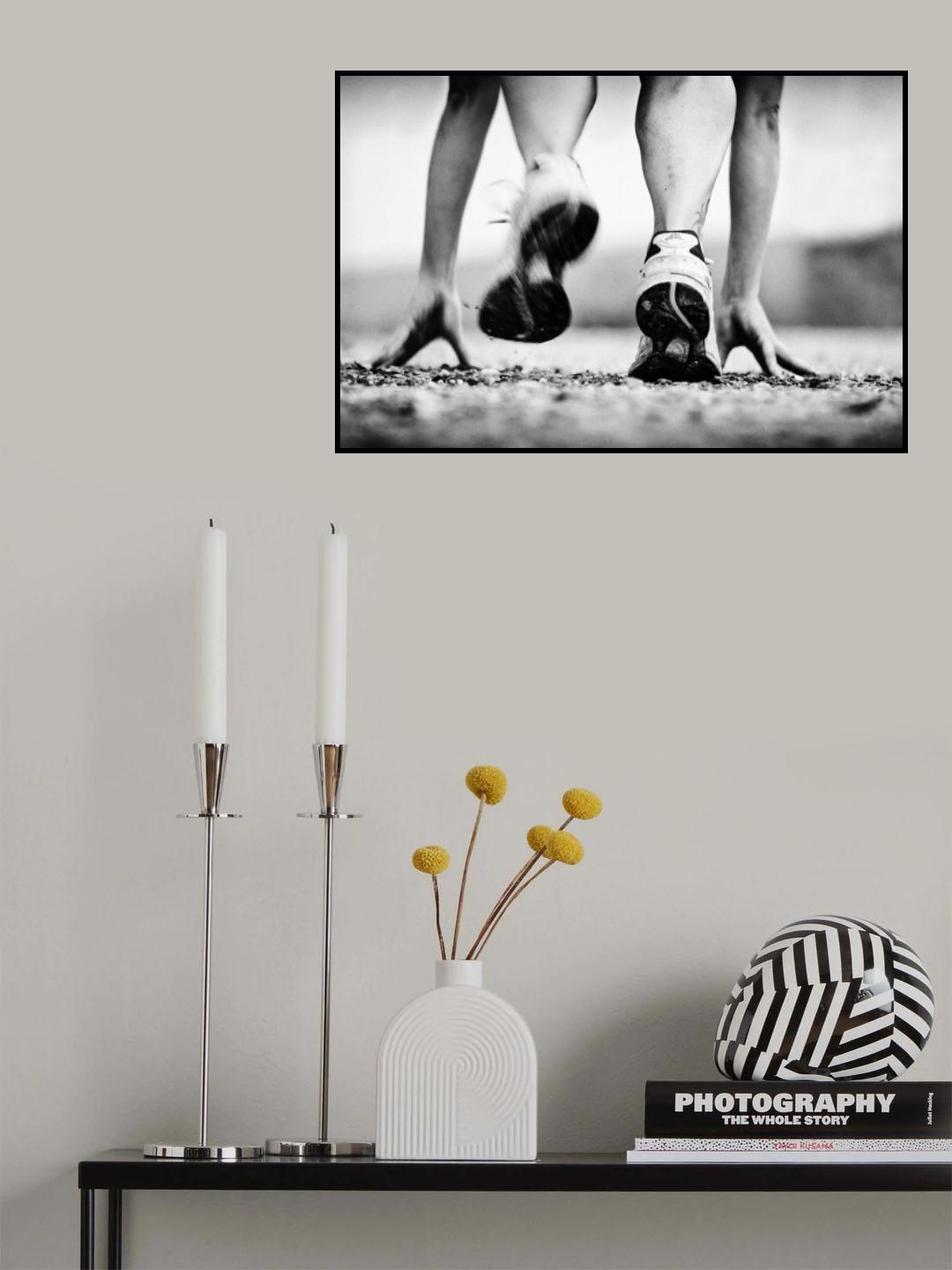 Runner Poster och Canvastavla