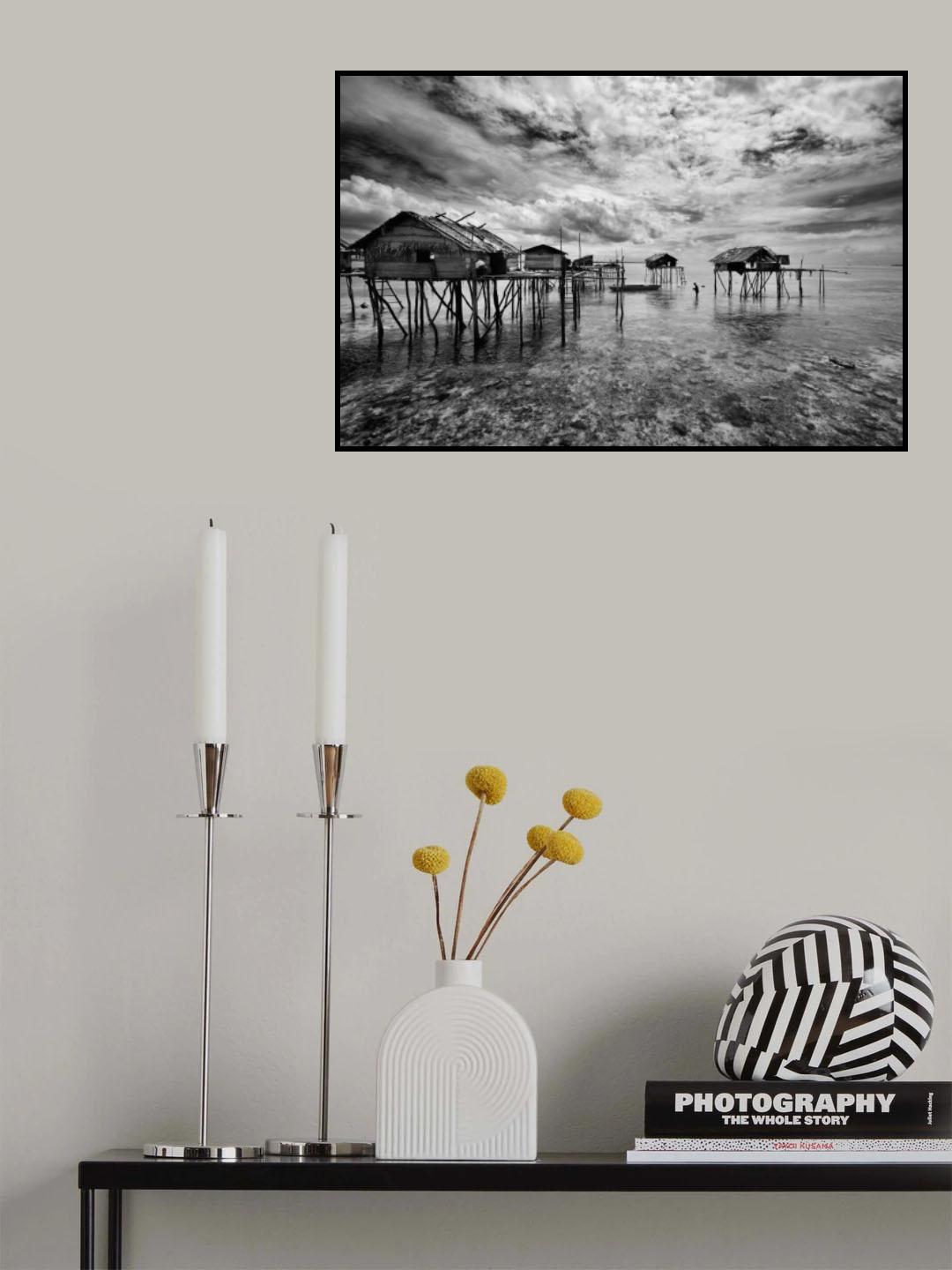 Houses  of  The  Bajau Poster och Canvastavla
