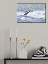 Fishing in stormy waters Poster och Canvastavla