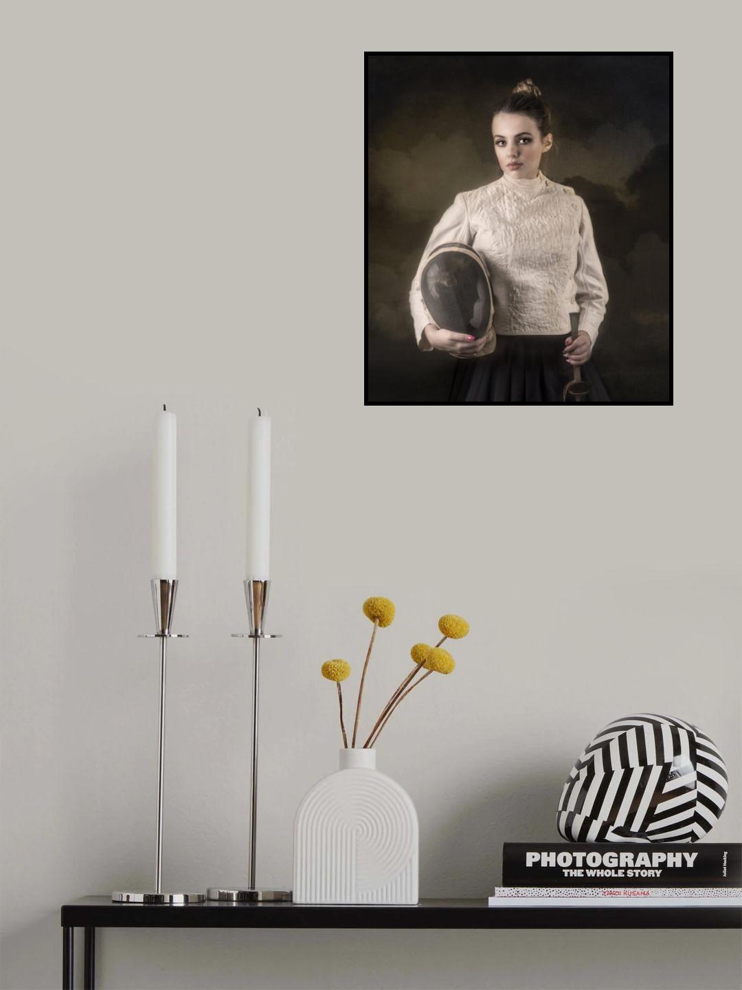 The Fencer Poster och Canvastavla