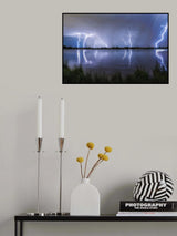 Lightning Reflection Poster och Canvastavla