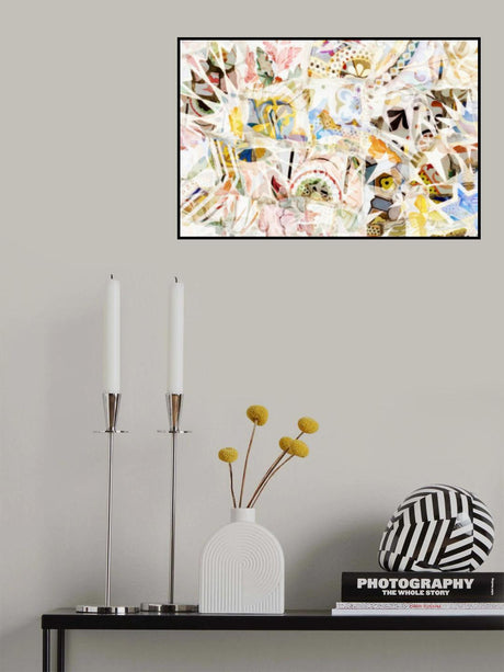 Mosaic of Barcelona 19 Poster och Canvastavla