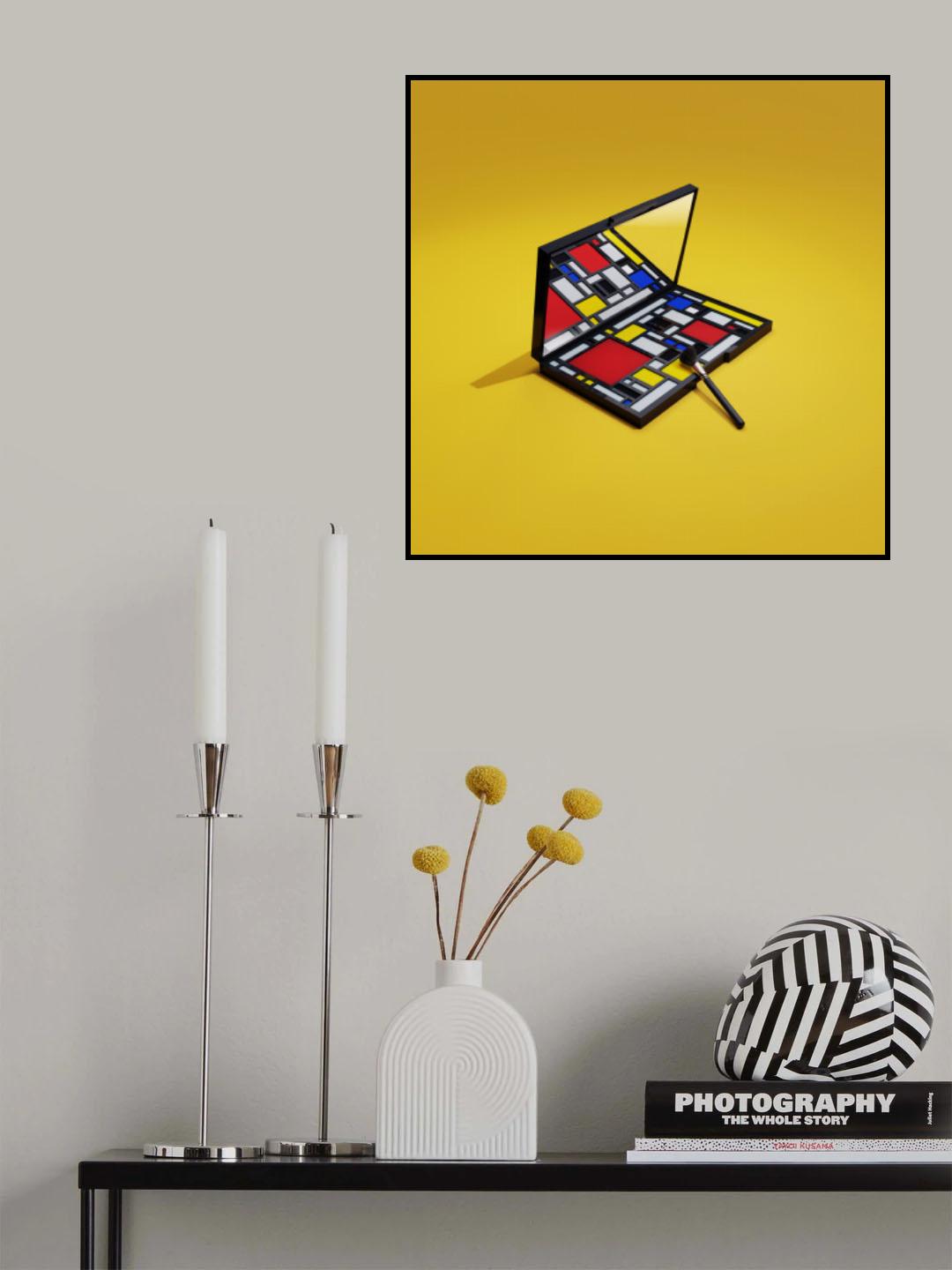 Mondrian Makeup Poster och Canvastavla